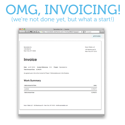 1-omg-invoicing!