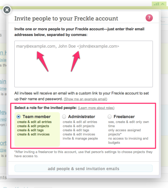 invite_people_to_Freckle