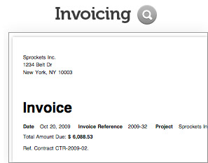 Invoicing (zoom in)